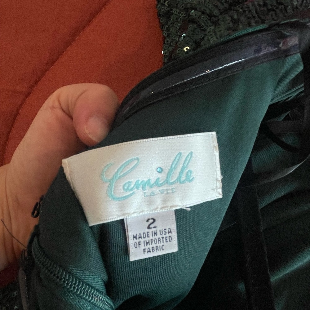 Beautiful Green Camille La Vie Gown